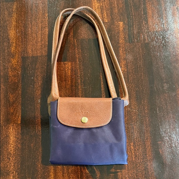 Longchamp Dark Purple Bag - Picture 1 of 5